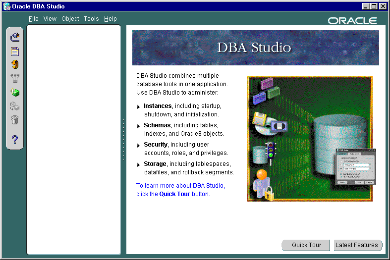 Text description of dba_studio.gif follows.