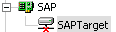 Disconnected target to SAP