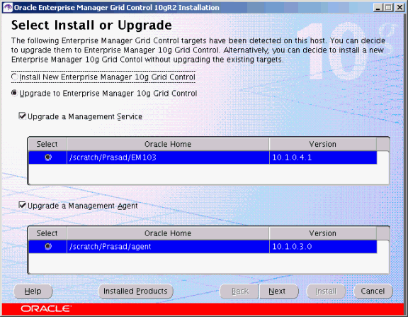 Select Install or Upgrade