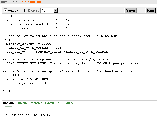 4 Using PL SQL