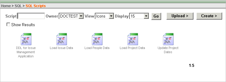 sql script icon