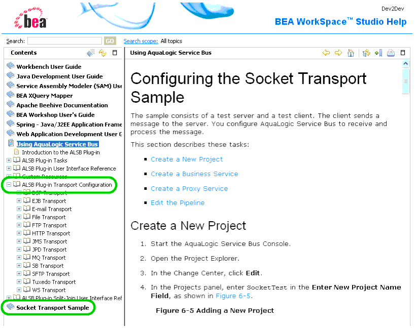 Custom transport help in WorkSpace Studio