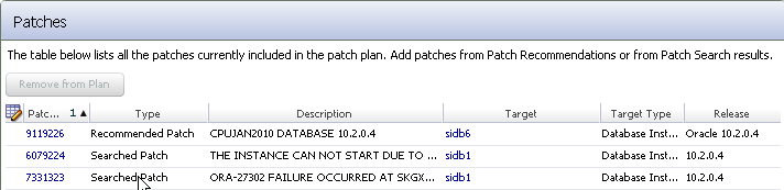 Graphic displays the patch plan wizard