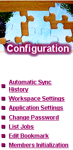 Mobile client workspace configuration options