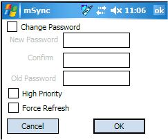 mSync Options