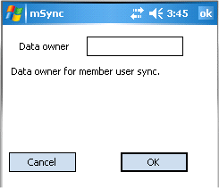 User context option