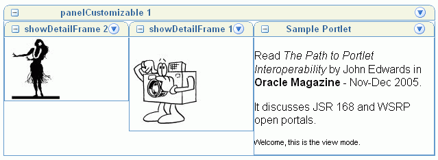 panelCustomizable with two showDetailFrames