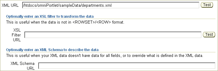 Shows XML Source tab.