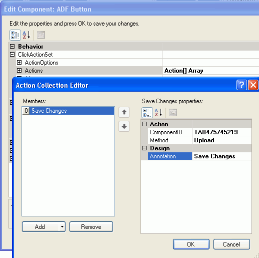 ActionSet for Save Changes Button in EditPriceList.xls