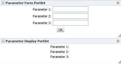 Parameter Form and Display portlets