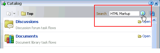 Catalog Search feature
