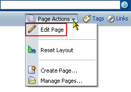 Edit Page command on the Page Actions menu