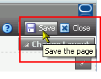 Save button
