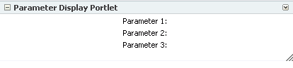 Parameter Display portlet