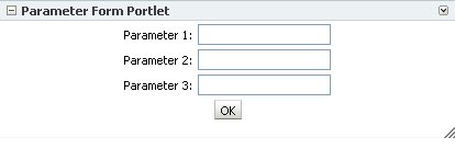 Parameter Form portlet