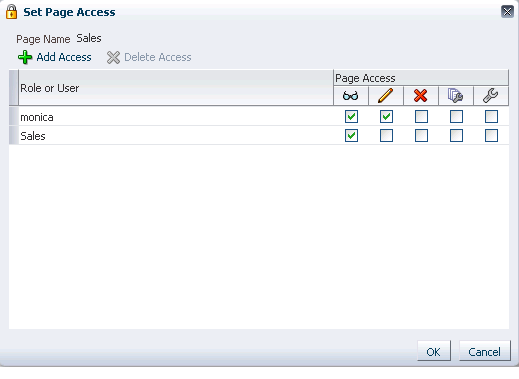 Setting Page Access