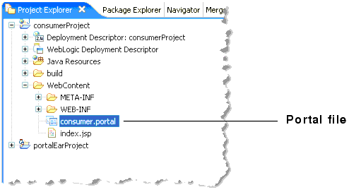 Project Explorer After Prerequisite Tasks are Completed