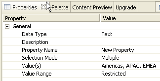 Enter User Profile Details in the Property Editor