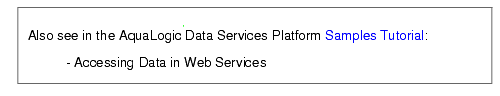 Web Services Imported Data Summary Screen