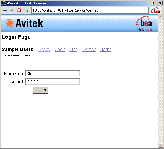 Authentication Page
