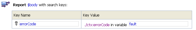 Example Key Name, Key Value Configuration