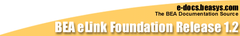 BEA eLink Foundation 1.2