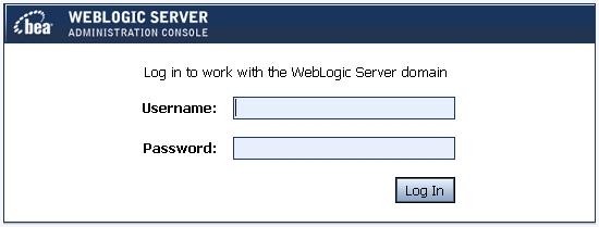 Active Domain Table Administration Server Console Login