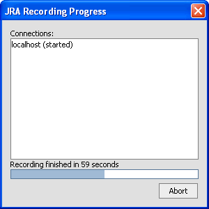  JRA Recording Progress Box