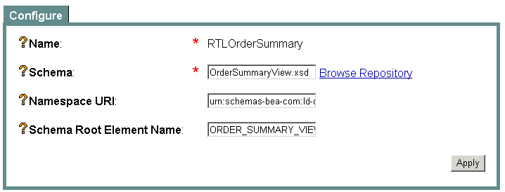 Edit Stored Query Screen