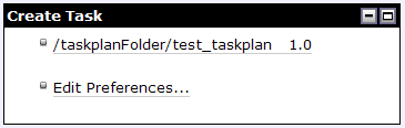 Create Task Portlet