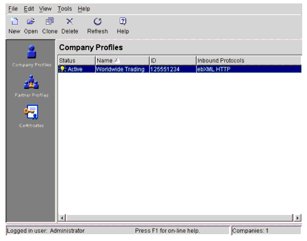Company Profiles Information Viewer
