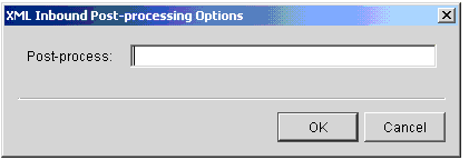Inbound Post-Processing Options Windows