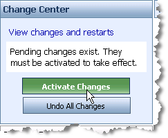 Activating Changes
