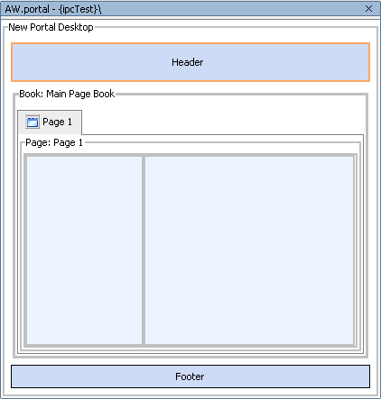 Portal Schematic Appears in the Portal Designer