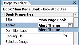 Displaying style properties in the Property Editor