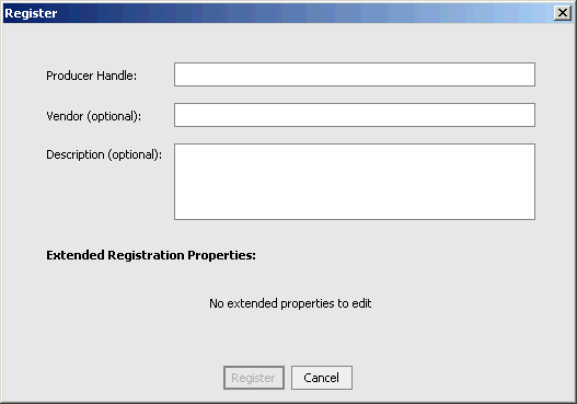Register Dialog Box
