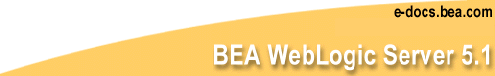 BEA WebLogic Release 5.1