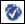 A fuzzy blue circle that contains a white checkmark.