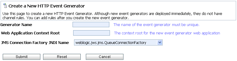 Create a New HTTP Event Generator