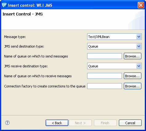 Insert Control: WLI JMS