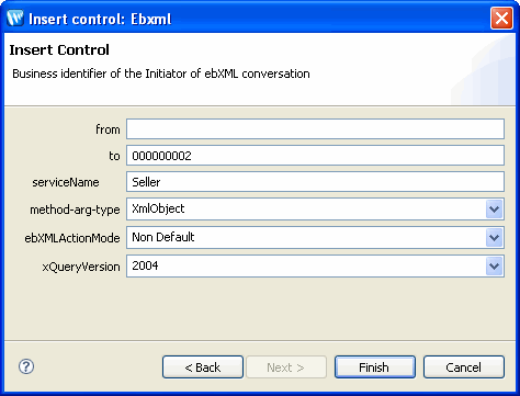 Ebxml Control Properties