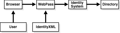 IdentityXML can substitute for user interactions.