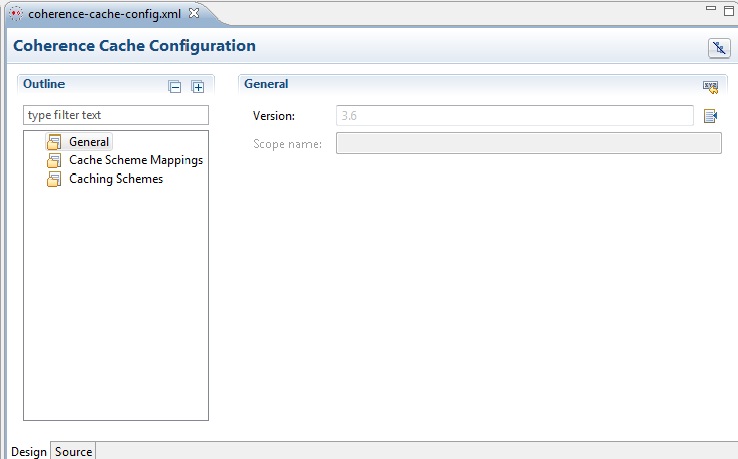Coherence Cache Config Editor