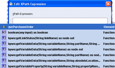 The Edit XPath Expression