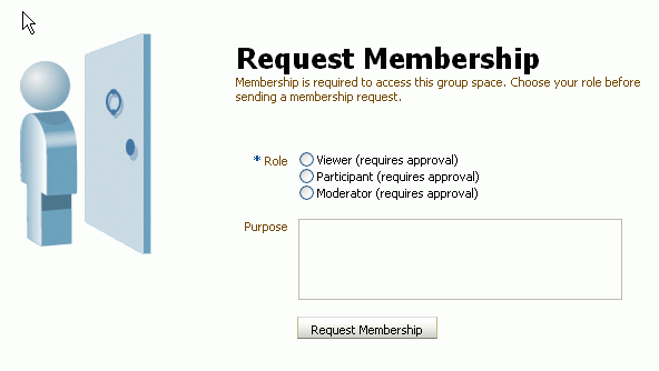 Requesting Group Space Membership