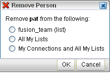 Remove Person dialog