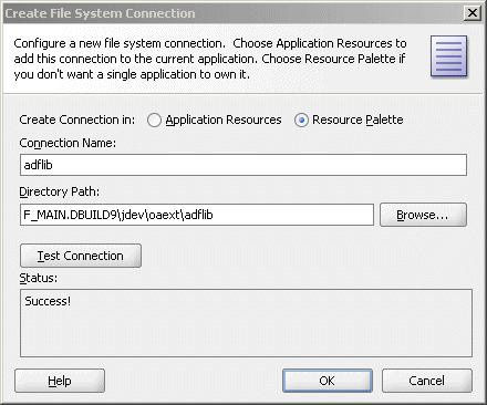 Create new File System connection #2.