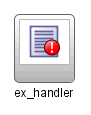 An activity designated as an exception handler.