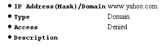 IP and domain configuration summary