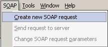Create new SOAP request